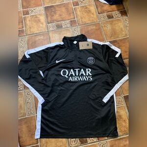 Nike PSG 2025/26 Long Sleeve Quarter Zip Jacket Size M
